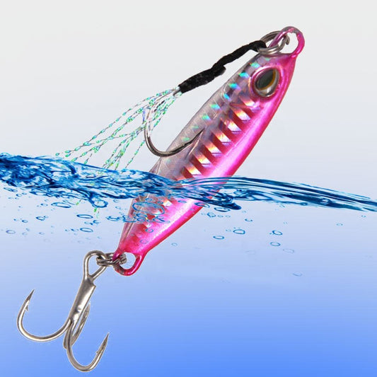 Newbility Weihai Slow Pitch Jigging Lure 16G 32G Fishing double hook Jig Lead Head Sinking Metal Jigs Bait Lure