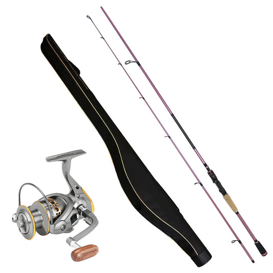 Newbility carbon fiber 240cm M action fishing rod reel combo set 5.2:1 12+1BB reel rod fishing kit