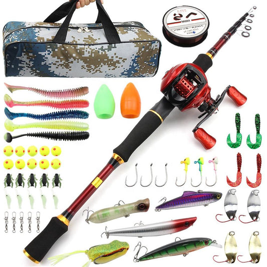 Newbility hot sale telescopic fishing rod and reel set