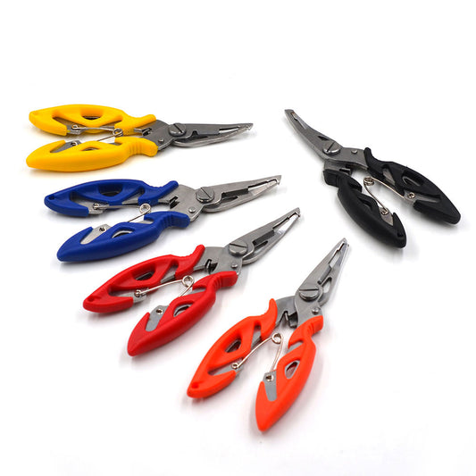 NewBility Fishing Pliers Braid Line Lure Cutter Hook Remover Multifunction Scissors Tackle Tools