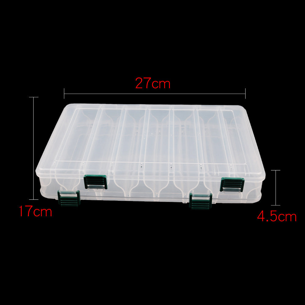 Newbility Multifunction Boxes Soft Plastic Bait Double Sided Fishing Hard Lures Tackle Fish Accessories Set Box